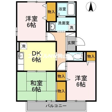 アーバンツインピア湊の物件間取画像